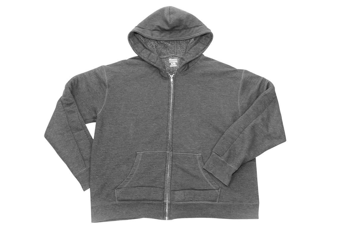 Picture of Covered in Comfort 1543214 Weighted Hoodie, Gray - Small