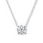Picture of Ilano Collection UB-P-1371-Dia-14kW-1 All Natural White Diamond Necklace&#44; One Size