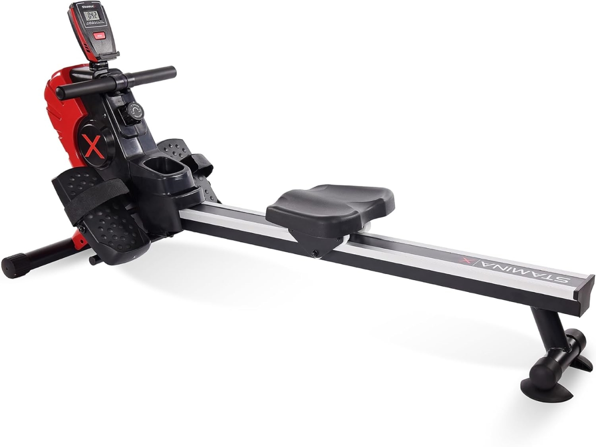 Picture of Stamina Products 35-1102 X Magnetic Rowing Machine&#44; Black & Red