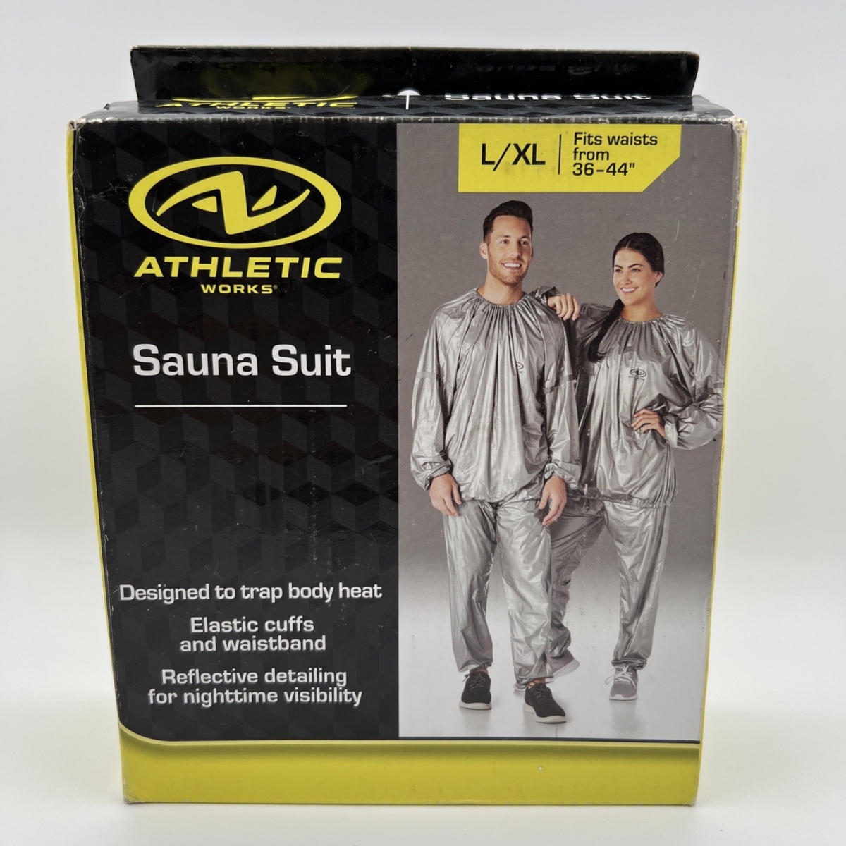 Picture of Stamina Products 05-0406 Silver & Grey Sauna Suit&#44; Large & Extra Large - Master - Pack of 24