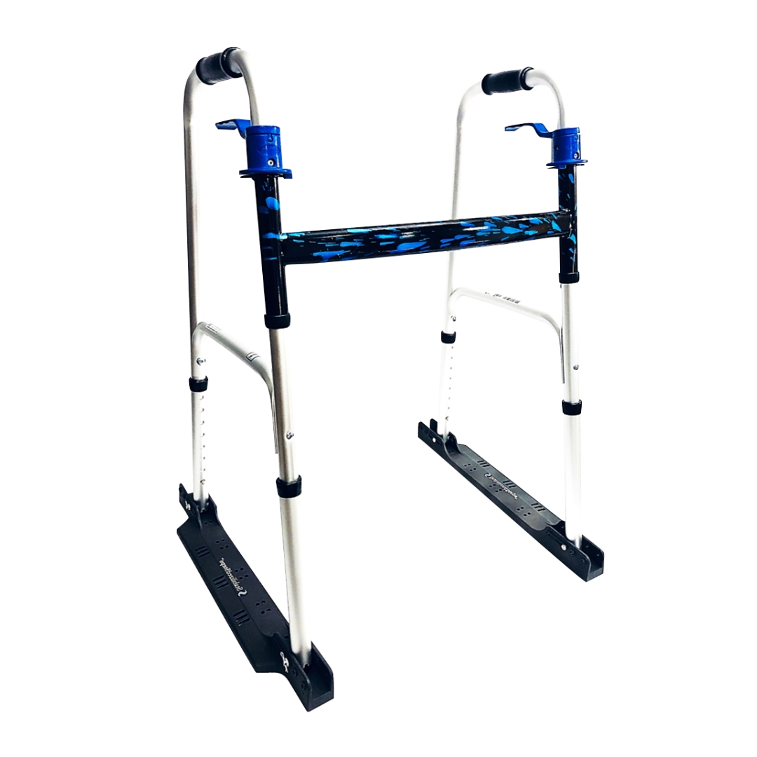 SW1002 The Stabilizer Walker - Folding walker with walker platform attachments (Rubber Pads) (Fully Assembled)