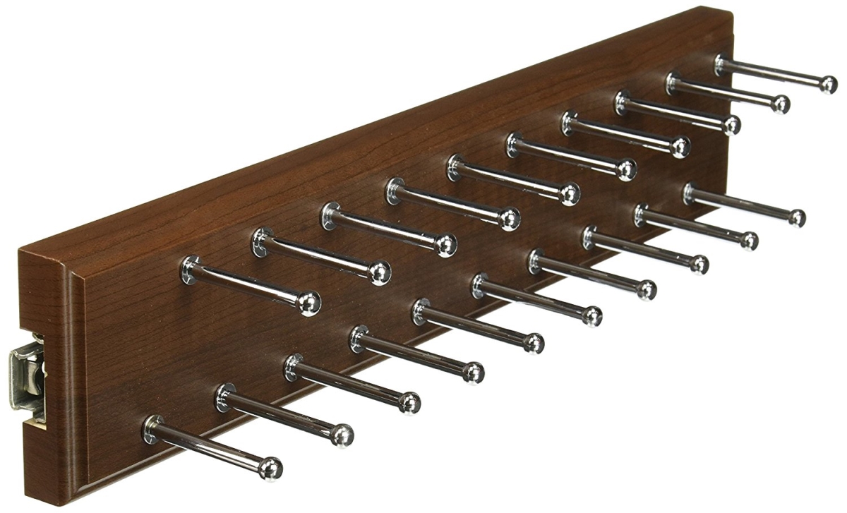 Picture of Easy Track RA1200-T Sliding Tie Rack, Truffle