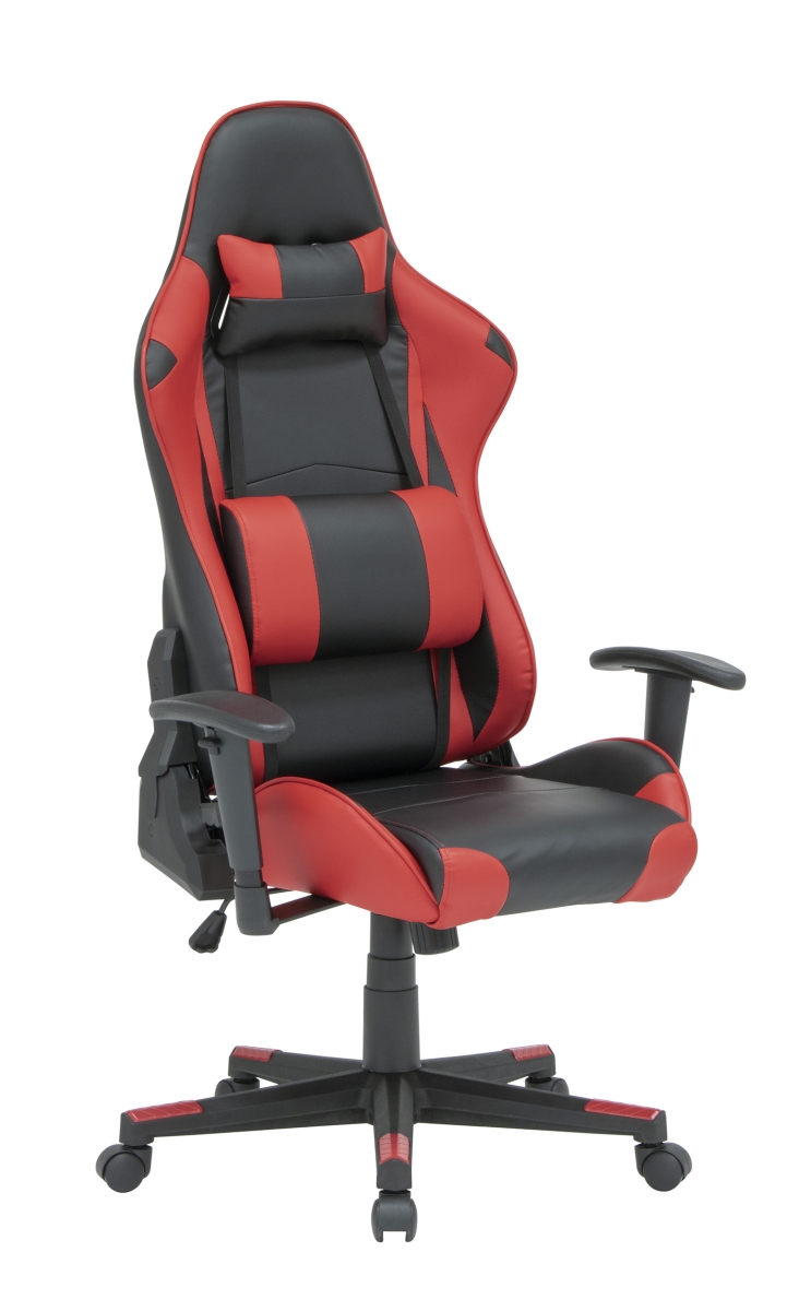 Studio Designs 10660 High Back Ergonomic&#44; Swivel Height & Tilt Adjustable Gamer & Office Chair with Removable Lumbar