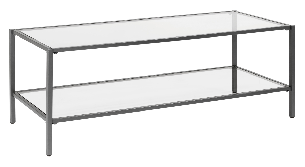 72060 Camber Elite 45' Rectangle Coffee Table, Pewter