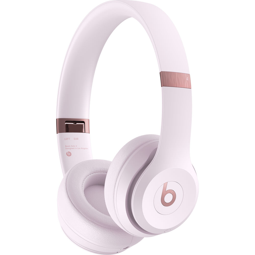 Picture of Beats MUW33LL-A Solo 4 True Wireless On-Ear Headphones&#44; Cloud Pink