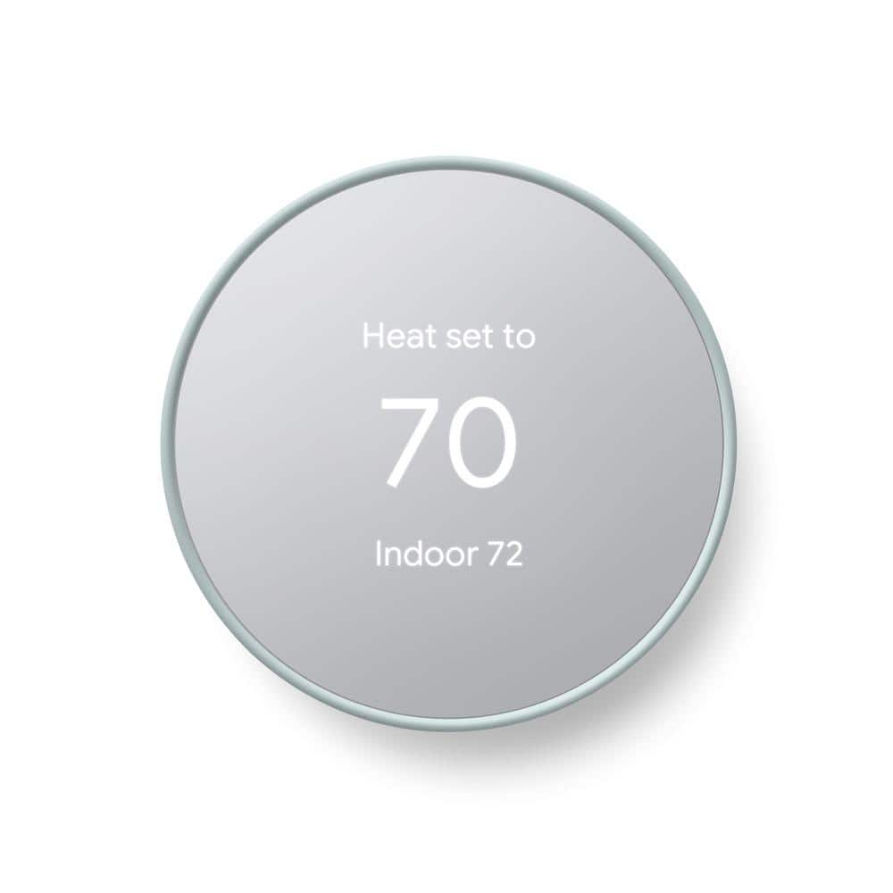 Google Nest GA02083-US Thermostat Smart Programmable Wi-Fi - Fog