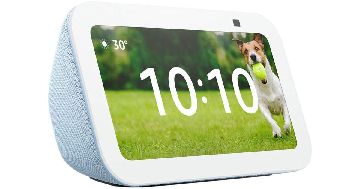 Picture of Amazon B09B2SRGXH 5.5 in. Echo Show 5 3rd Generation Smart Display with Alexa - Cloud Blue