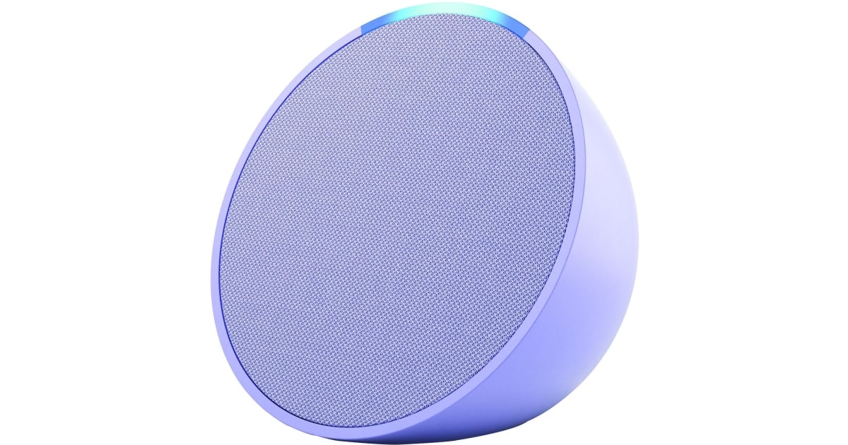 Picture of Amazon B09ZXJDSL5 Echo Pop 1st Generation Smart Speaker with Alexa - Lavender Bloom