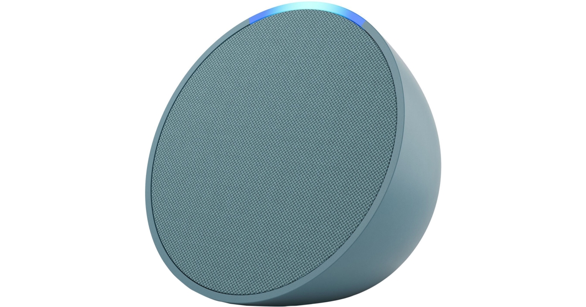 Picture of Amazon B09ZX1LRXX Echo Pop 1st Generation Smart Speaker with Alexa - Midnight Teal