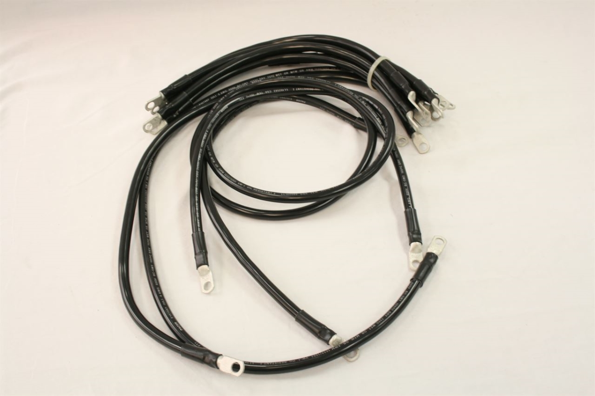 4 AWG Battery Cable Complete Set for Yamaha G16-G22