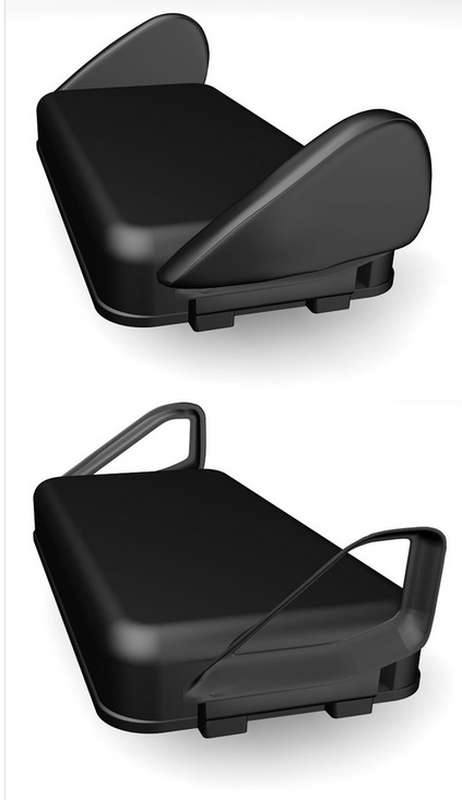 Cart Buddy for Precedent 2004-2011 - Black, Pair