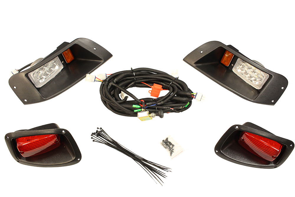 LED Head Lights Only Adjustable Pair for EzGo Txt