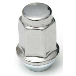 0.5 in. Lug Nut Chrome 0.75 Hex