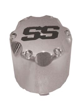 TR00-CAP-SS Stainless Steel Center Cap - Snap in Style