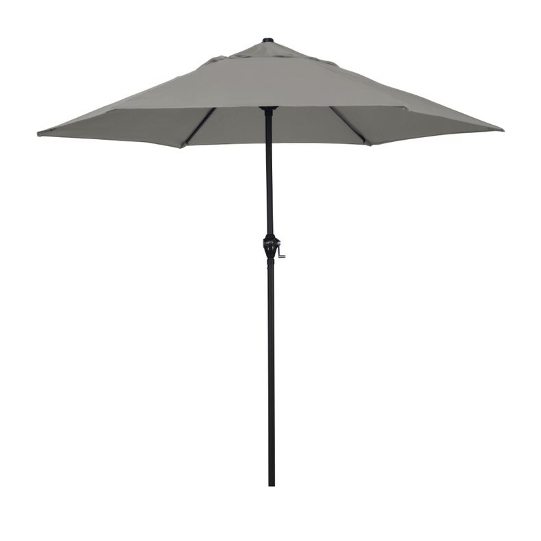 Picture of Astella 194061635766 9 ft. Steel Market Patio Umbrella with Crank Lift & Push-Button Tilt in Taupe Polyester