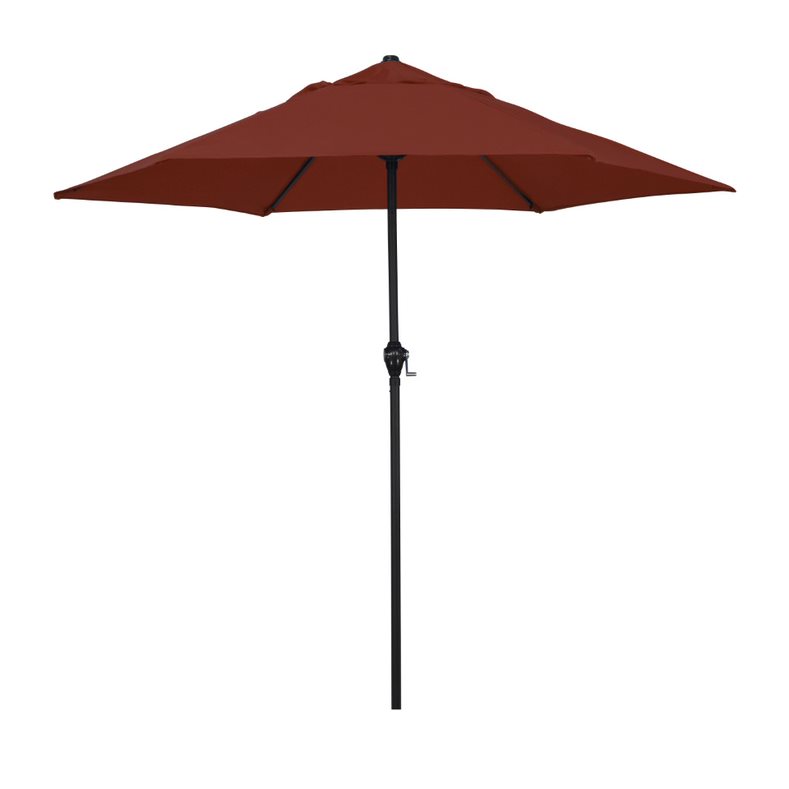 Picture of Astella 194061635797 9 ft. Steel Market Patio Umbrella with Crank Lift & Push-Button Tilt in Brick Polyester