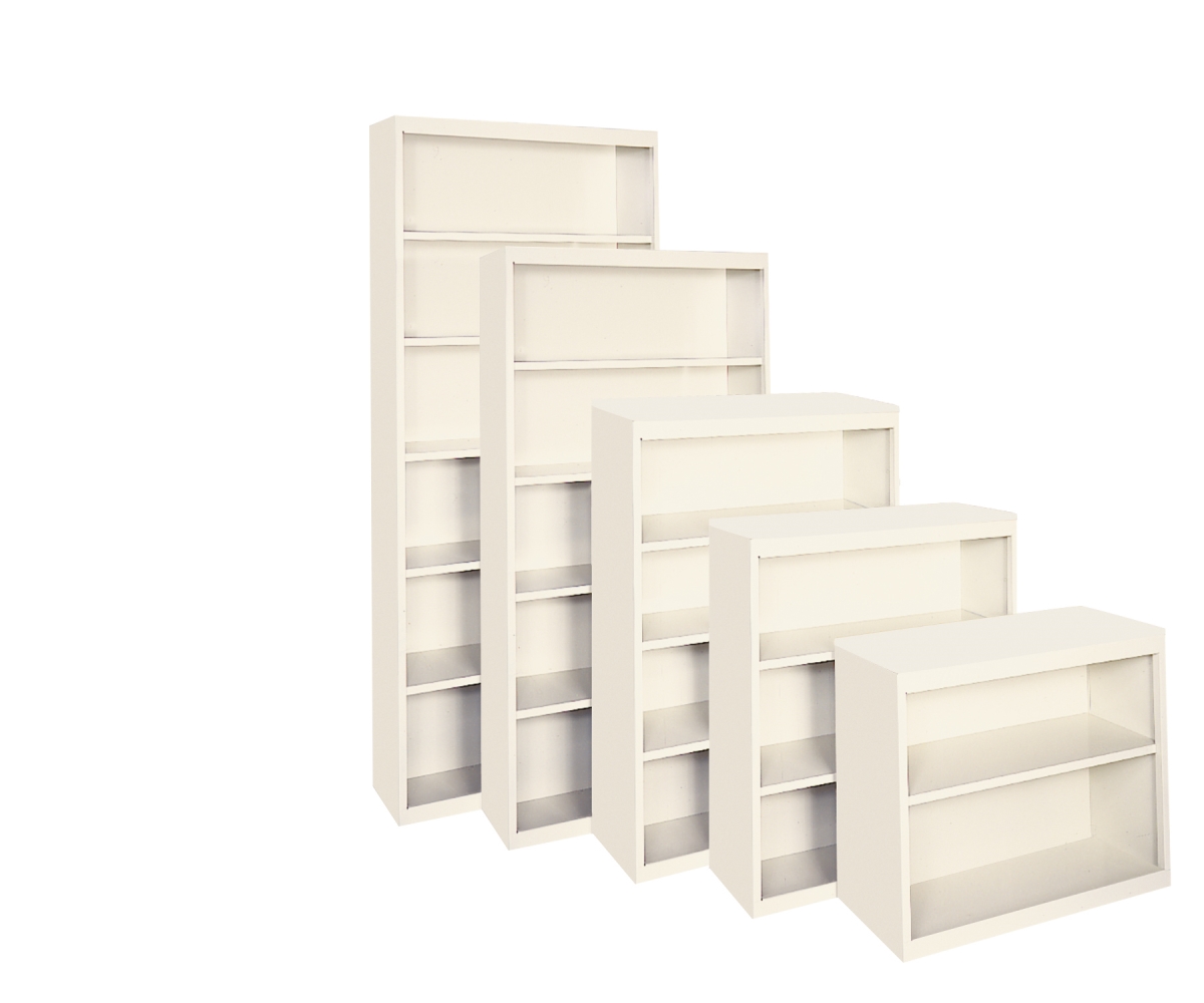 Steel Cabinets USA BCA-367212-HG Book Cases - Hunter Green 36 x 13 x 72 in.