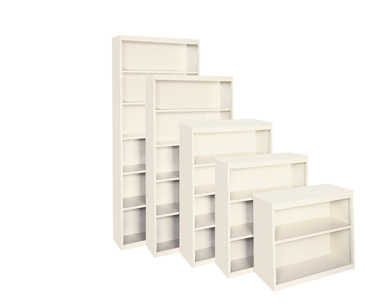 Mobile Book Cases - Charcoal, 36 x 18 x 33 in.