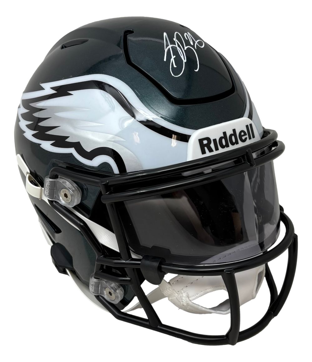 59084 Saquon Barkley Signed Philadelphia Eagles MIDI SpeedFlex Helmet PSA & DNA