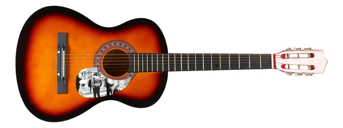 57551 Jon Bon Jovi Signed 38 in. Acoustic Guitar JSA Hologram
