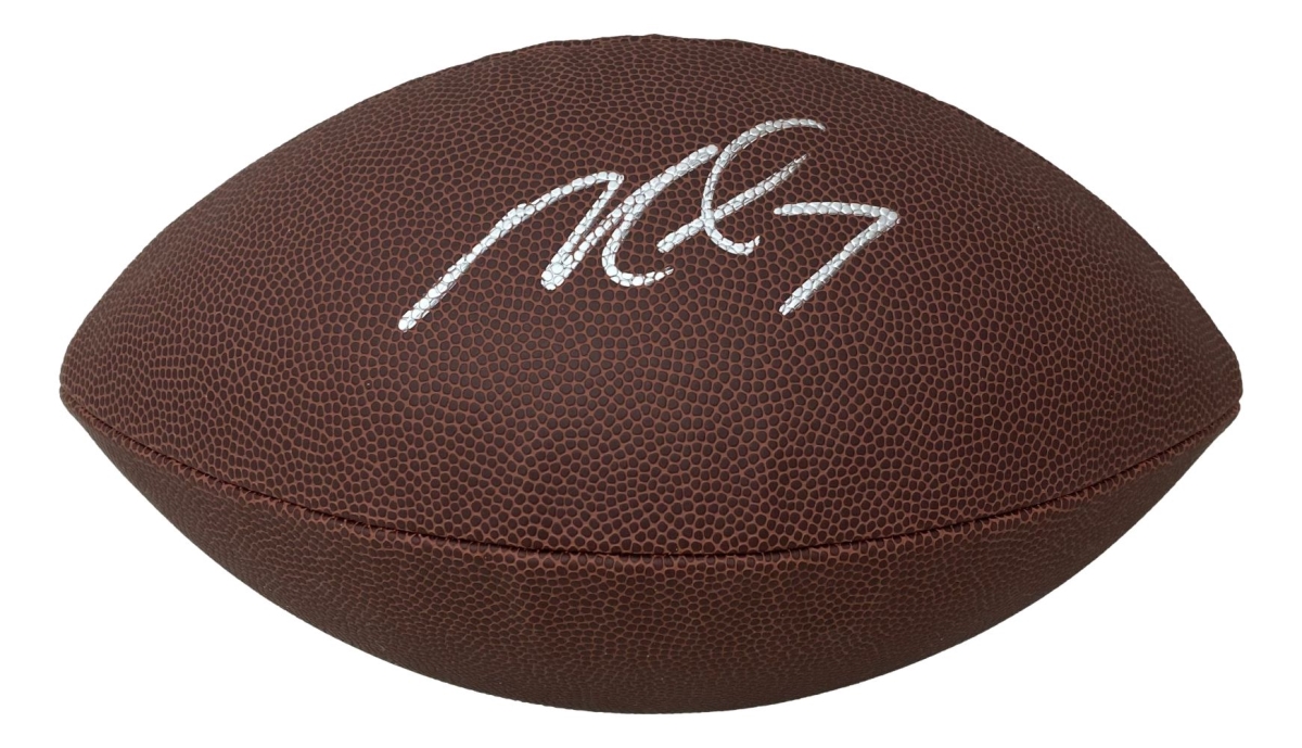 57640 Michael Vick Atlanta Falcons Signed NFL Wilson Super Grip Football BAS