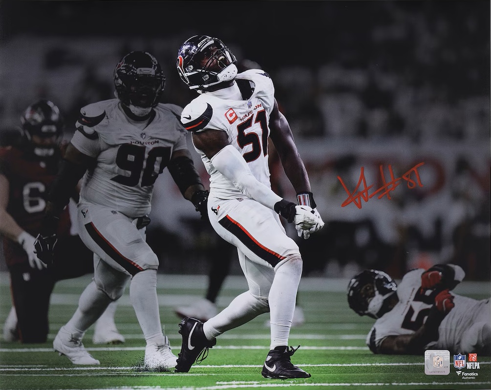 61497 Will Anderson Jr Signed 16 x 20 in. Houston Texans Spotlight Photo Fanatics