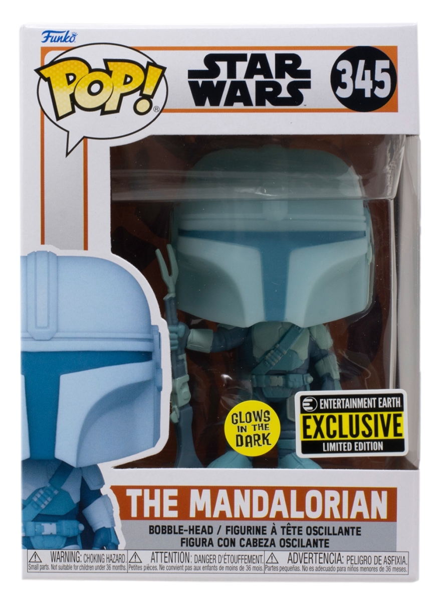 44053 Star Wars The Mandalorian Hologram Glow In The Dark Funko Pop No.345