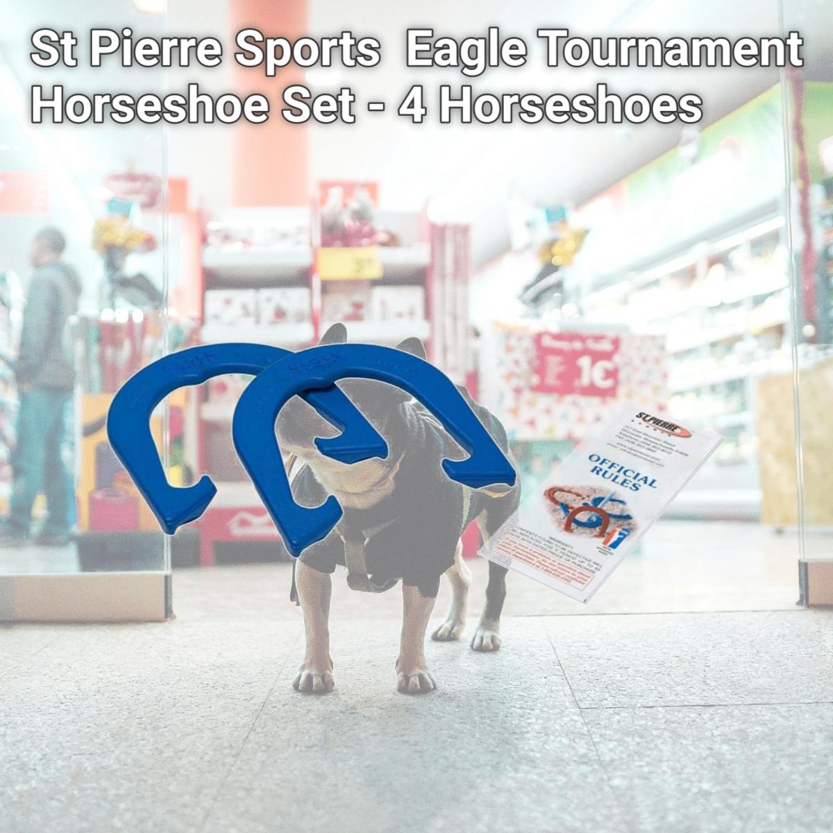 Picture of St Pierre Sports ES2 Eagle Tournament Horseshoe Set - 4 Horseshoes