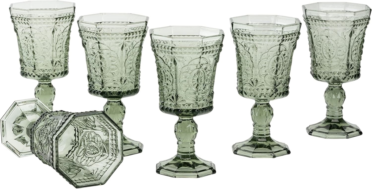 Picture of 10 Strawberry Street VAT6-RW-SGRY 8 oz Vatican Red Wine Glass, Smoke Gray - Set of 6