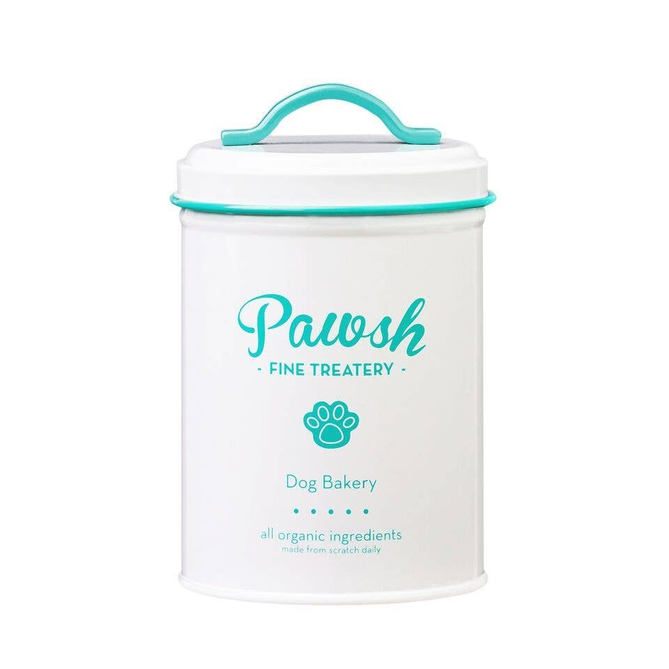Picture of 10 Strawberry Street 7CDI012 44 oz Pawsh Metal Canister&#44; Teal