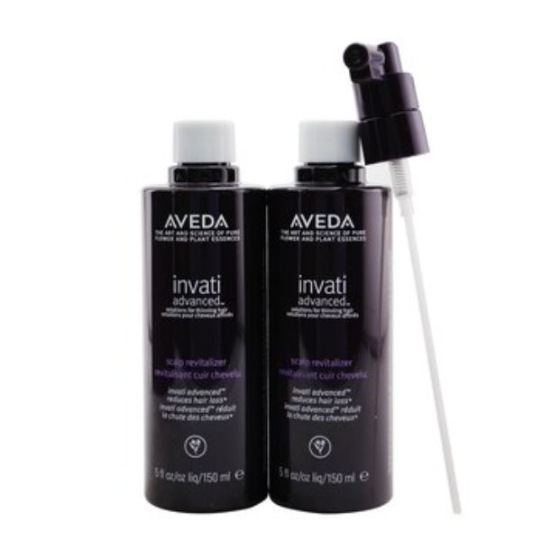 Picture of Aveda 265394 2 x 150 ml Invati Advanced Scalp Revitalizer for Solutions Thinning Hair - 2 Refills Plus Pump