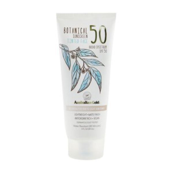 Picture of Australian Gold 263475 3 oz Botanical Tinted Face BB Cream SPF 50 - Fair to Light