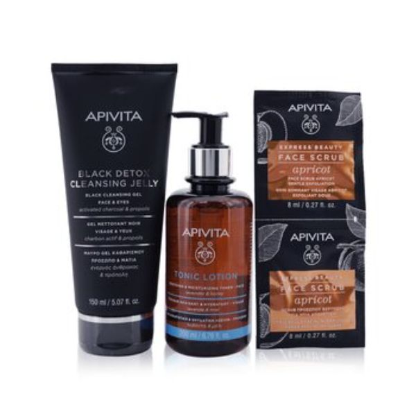 Picture of Apivita 270823 Is it Clear Cleansing & Soothing Set - 3 Piece