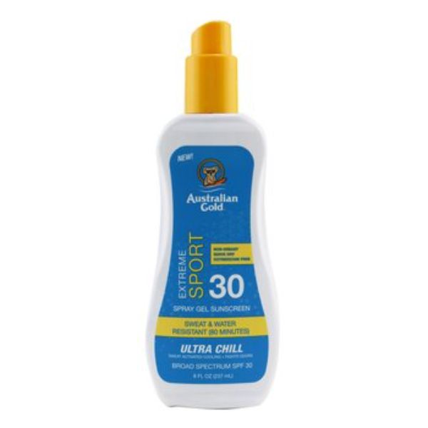 Picture of Australian Gold 268789 8 oz Extreme Sport Spray Gel with Ultra Chill SPF 30
