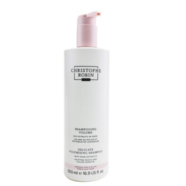 Picture of Christophe Robin 269960 16.9 oz Delicate Volumising Shampoo with Rose Extracts - Fine & Flat Hair