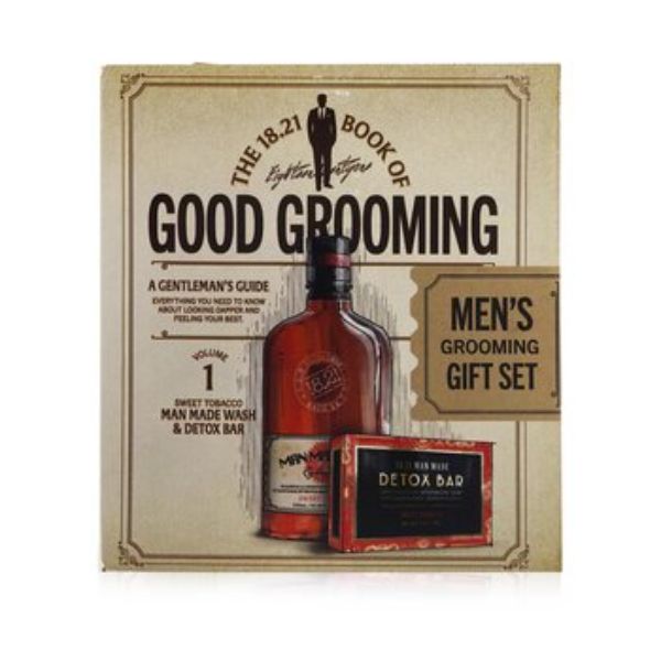 Picture of 18.21 Man Made 271608 Book of Good Grooming Gift Set for Men - Volume 1 - 2 Piece