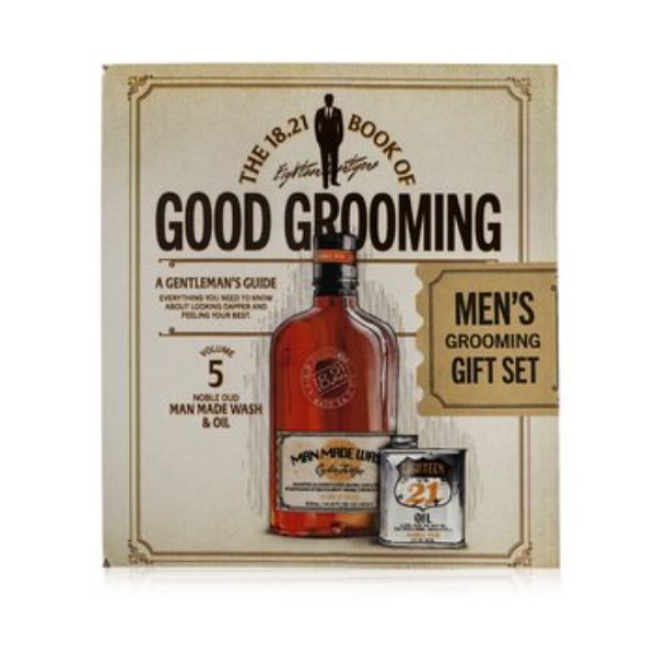 Picture of 18.21 Man Made 271612 Book of Good Grooming Gift Set for Men - Volume 5 - 2 Piece
