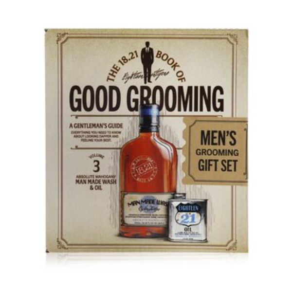 Picture of 18.21 Man Made 271610 Book of Good Grooming Gift Set for Men - Volume 3 - 2 Piece