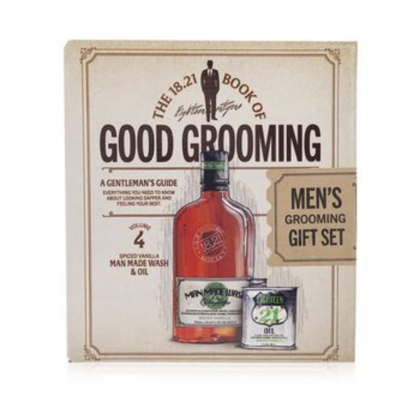 Picture of 18.21 Man Made 271611 Book of Good Grooming Gift Set for Men - Volume 4 - 2 Piece
