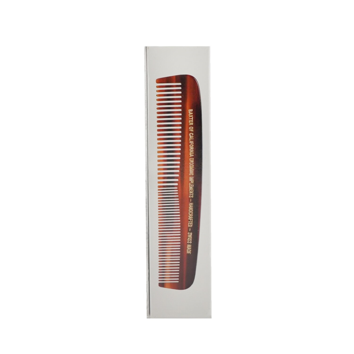 Picture of Baxter of California 261761 3.25 in. Men Tortoise Beard Comb for Handcrafted & Swiss Made