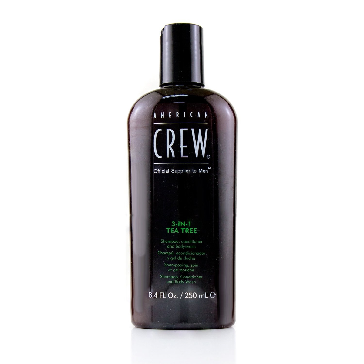 Picture of American Crew 227381 8.4 oz Men 3-In-1 Tea Tree Shampoo&#44; Conditioner & Body Wash