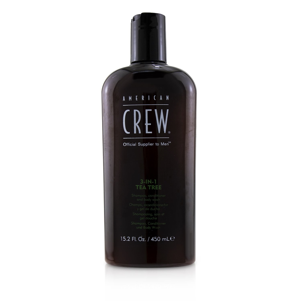Picture of American Crew 227382 15.2 oz Men 3-In-1 Tea Tree Shampoo&#44; Conditioner & Body Wash