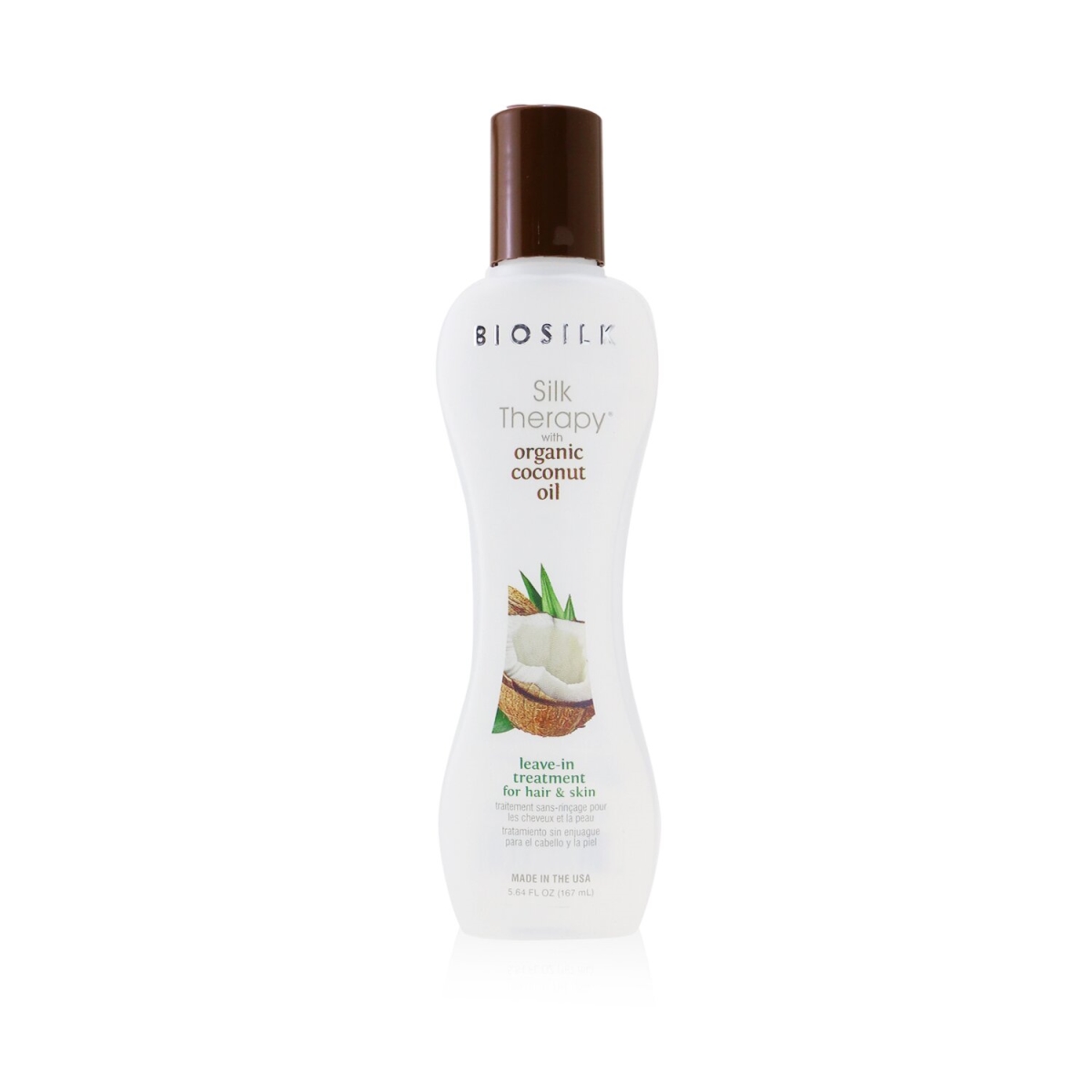 Picture of BioSilk 257364 5.64 oz Silk Therapy with Coconut Oil Leave-In Treatment for Hair & Skin