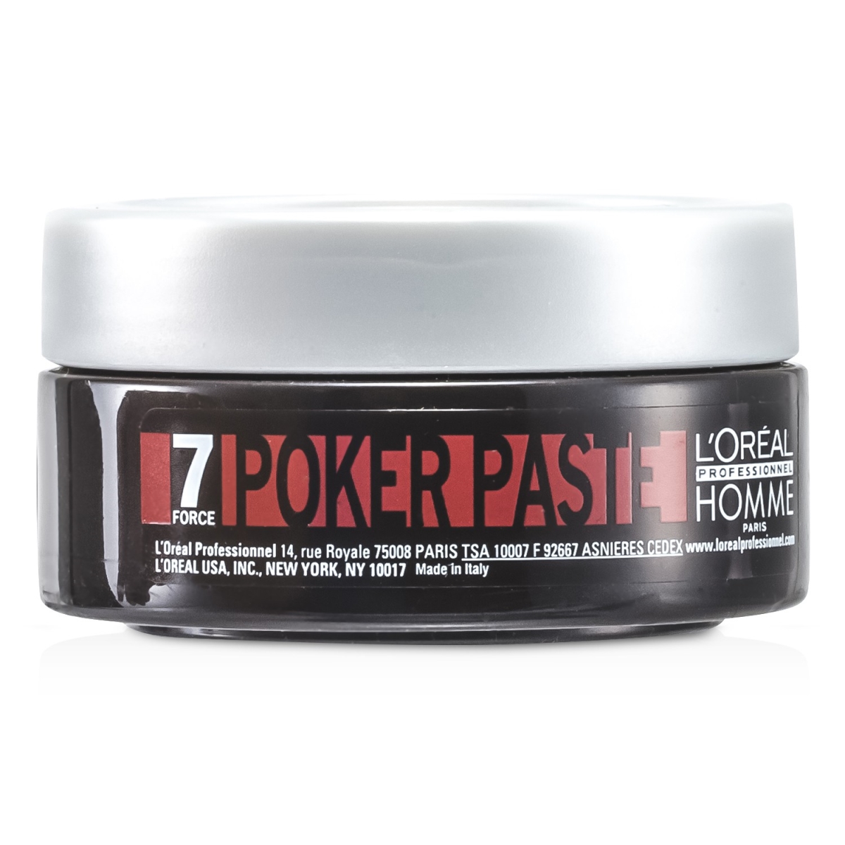 Picture of L Oreal 166240 2.5 oz Professionnel Homme Poker Paste for Reworkable Compact Paste, Extreme Hold