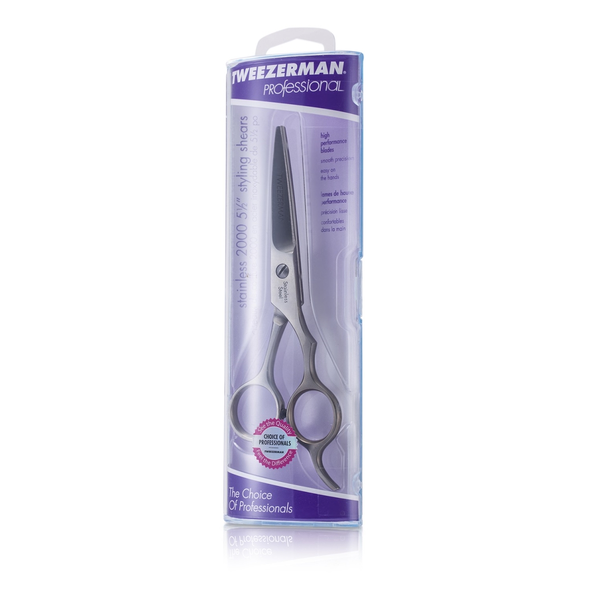 Picture of Tweezerman 144444 Professional Stainless 2000 5.5 Shears for High Performance Blades