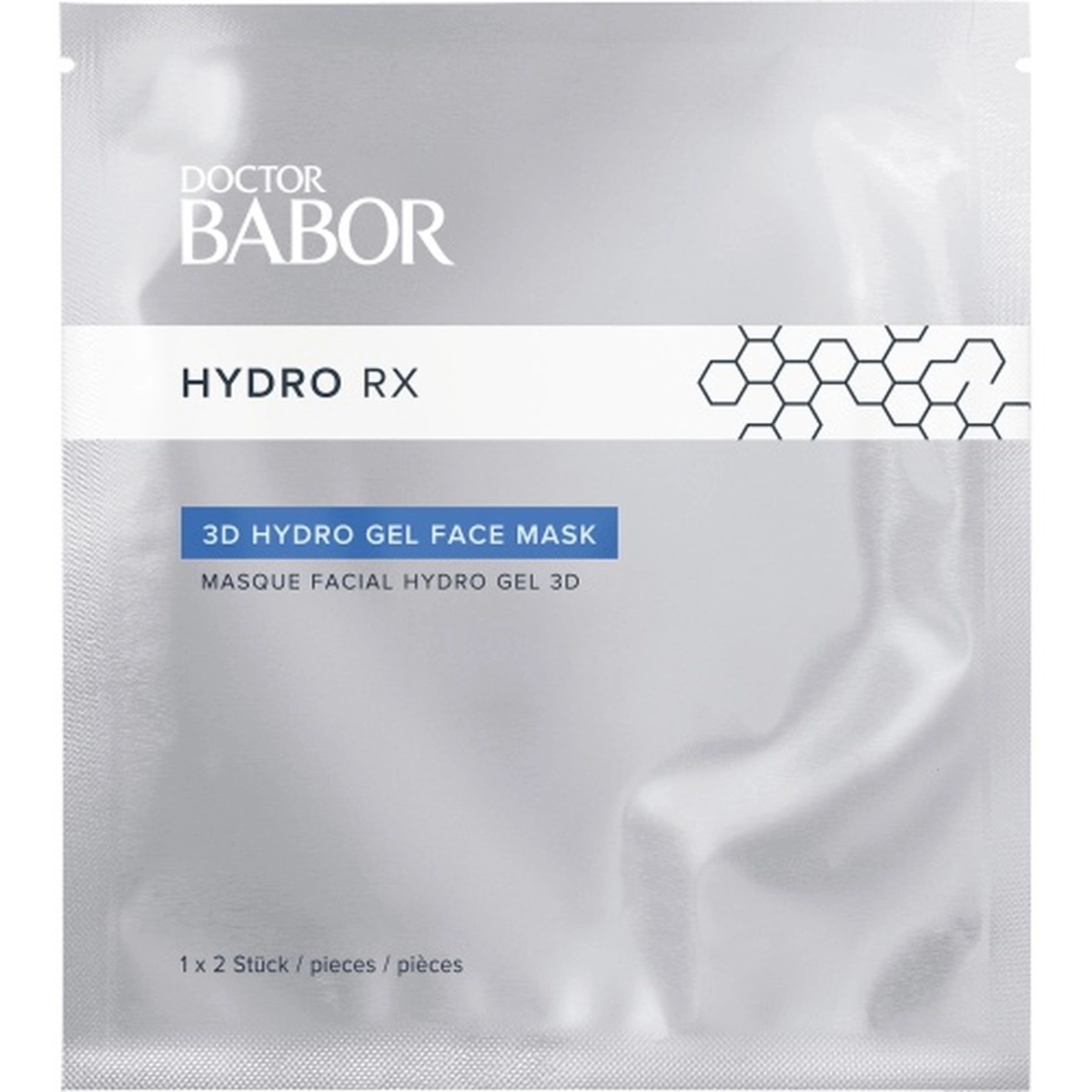 Picture of Babor 275245 Doctor Babor Hydro RX 3D Hydro Gel Face Mask, 4 Piece