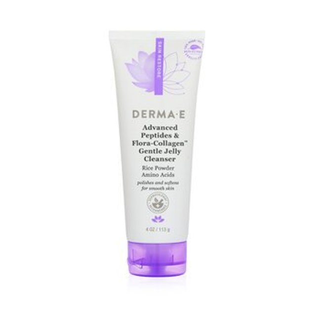 Derma E 276807 4 oz Skin Restore Advanced Peptides & Flora-Collagen Gentle Jelly Cleanser