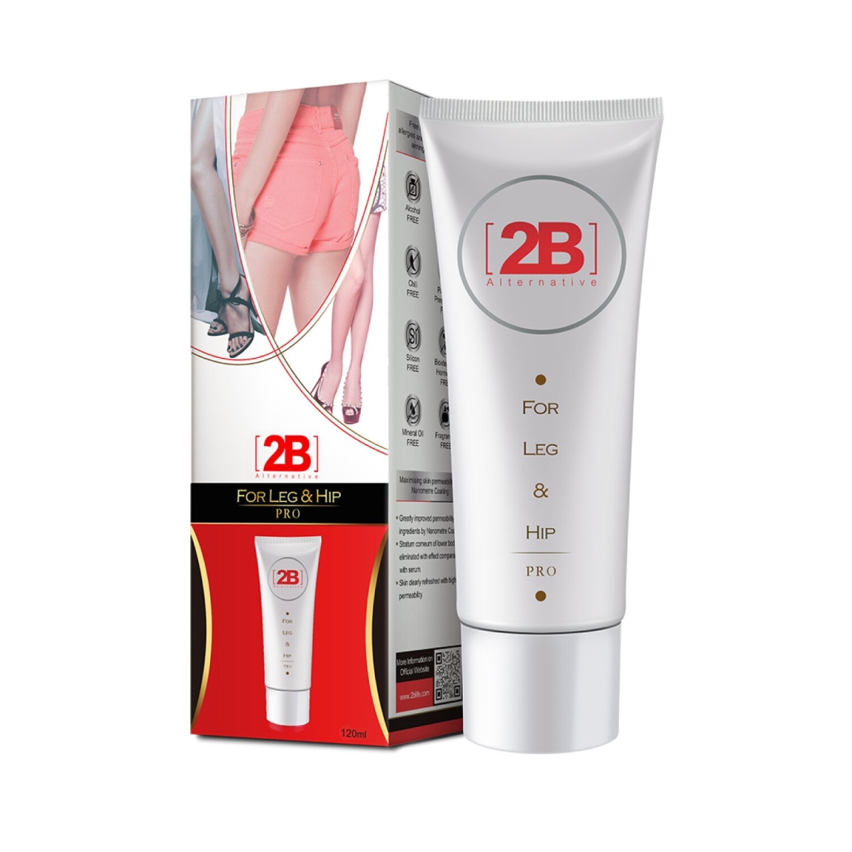 Picture of 2B Alternatives 279565 2B for Leg & Hip Pro Cream