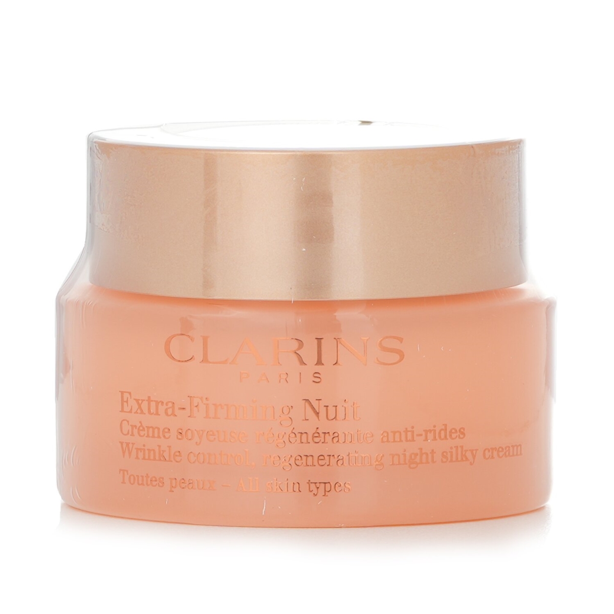Picture of Clarins 279876 1.6 oz Extra Firming Nuit Wrinkle Control, Regenerating Night Silky Cream for All Skin Type