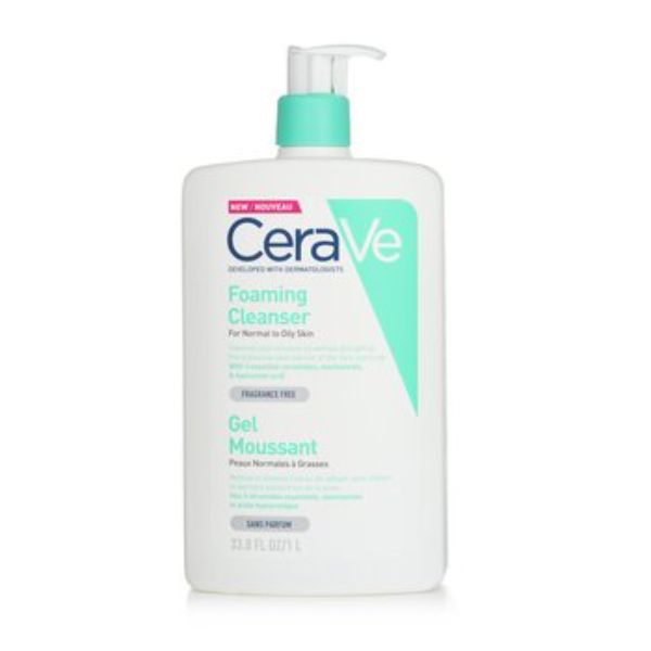 280308 33.8 oz Foaming Cleanser for Normal to Oily Skin -  CERAVE
